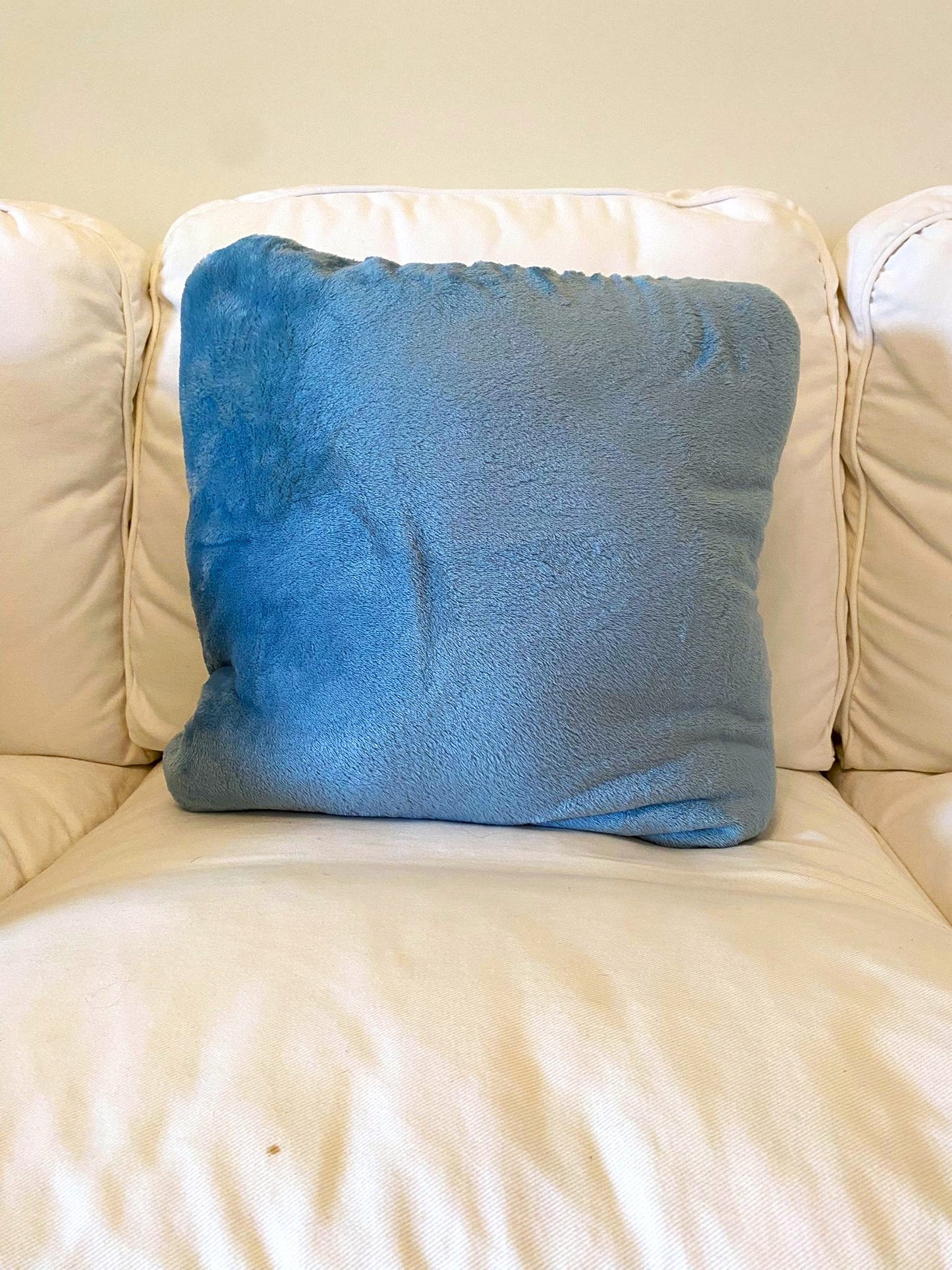 Light Blue Cushy Rug
