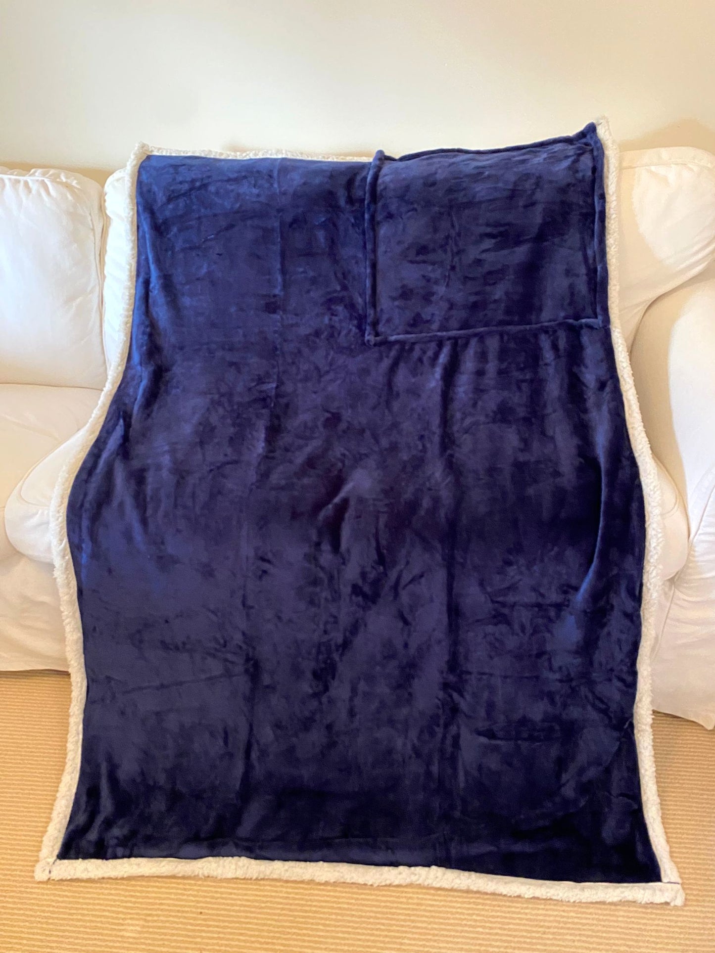 Navy Cushy Rug
