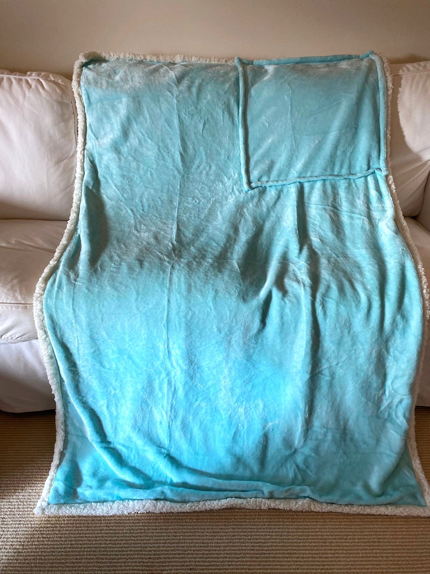 Turquoise Cushy Rug