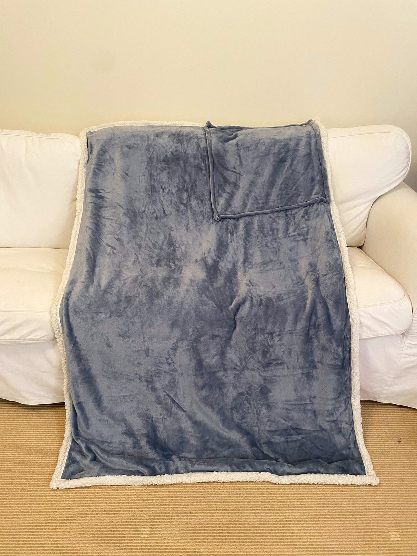 Grey Cushy Rug