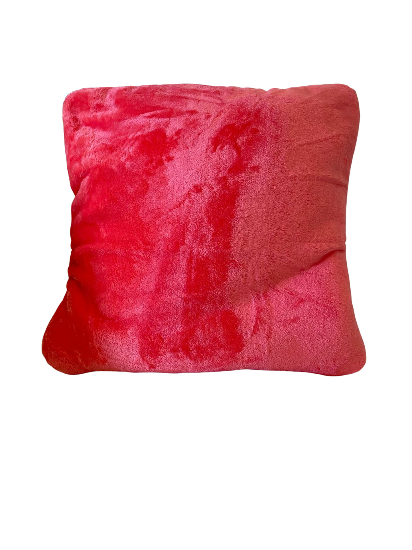 Bright Coral Pink Cushy Rug