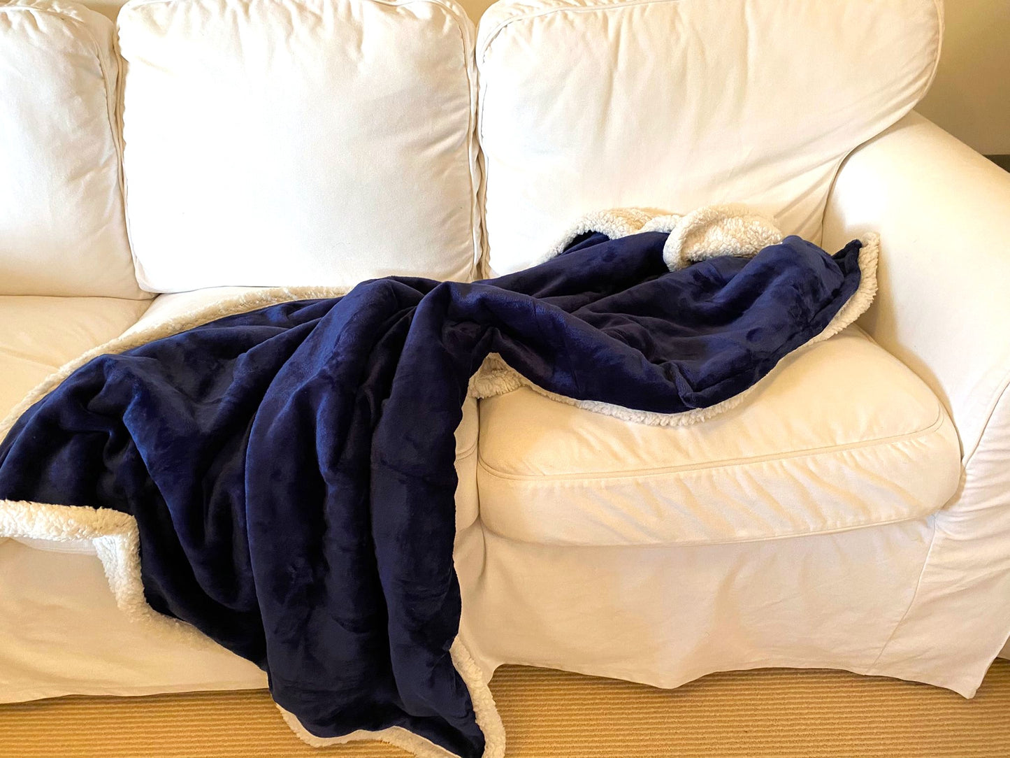 Navy Cushy Rug