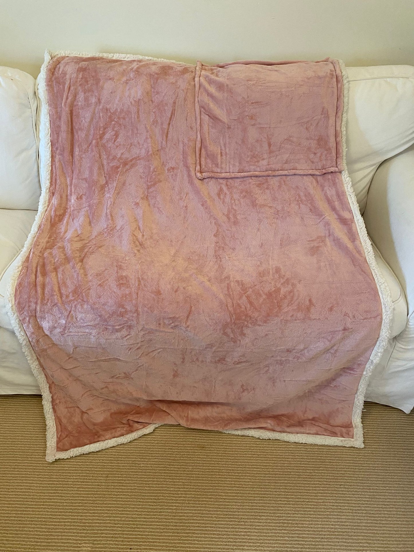 Soft Pink Cushy Rug